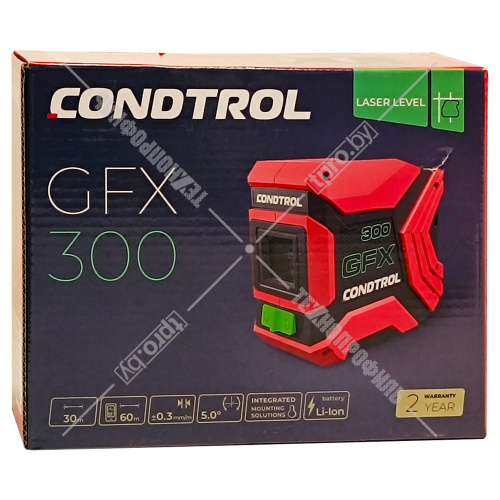 Лазерный нивелир GFX 300 CONDTROL (1-2-220) купить в Гродно фото 2