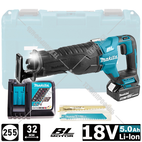 Пила сабельная аккумуляторная DJR187RT (DJR 187 RT) MAKITA купить в Гродно