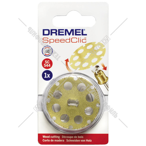 (SC544) Отрезной круг SpeedClic 38 мм по дереву Dremel (2615S544JB) купить в Гродно
