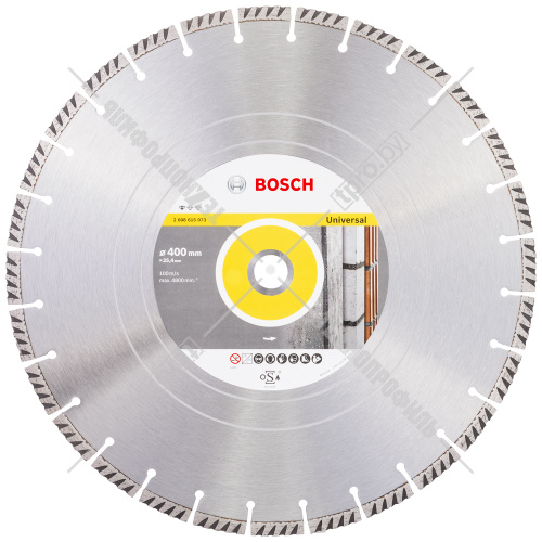 Алмазный круг Standard for Universal 400x25,4 мм BOSCH (2608615073) купить в Гродно