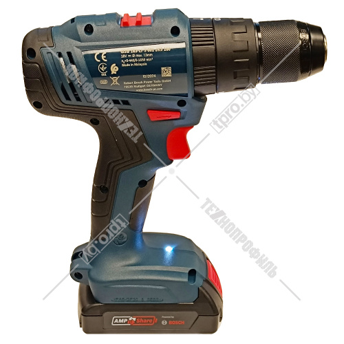 Дрель-шуруповерт ударная аккумуляторная GSB 183-LI Professional BOSCH (06019K9100) купить в Гродно фото 8