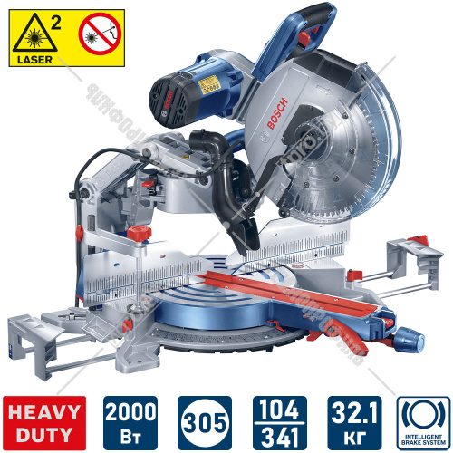 Пила торцовочная GCM 12 GDL Professional BOSCH (0601B23600) купить в Гродно
