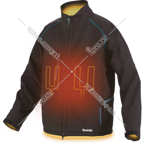 Куртка с подогревом DCJ205ZL (размер L) аккумуляторная MAKITA купить в Гродно фото 3