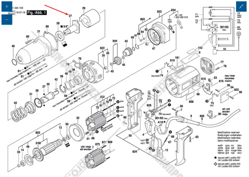 Полумуфта 3/4" к гайковерту GDS 24 BOSCH (1606455031) купить в Гродно фото 2