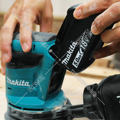 Эксцентриковая шлифмашина аккумуляторная DBO180Z (DBO 180 Z) MAKITA купить в Гродно фото 8