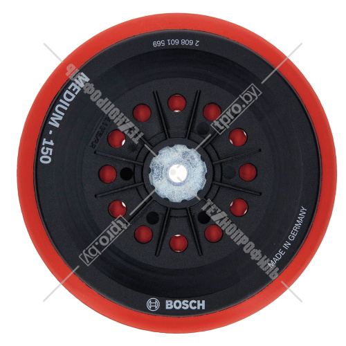 Тарелка опорная 150 мм Multi-hole (мягкая) для GEX BOSCH (2608601569) купить в Гродно фото 2