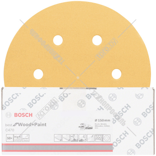 Шлифлист Best for Wood and Paint 150 мм Р240 BOSCH (2608608445)