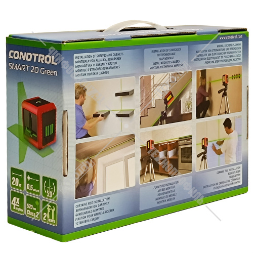 Лазерный нивелир Smart 2D Green CONDTROL (1-2-464) купить в Гродно фото 3