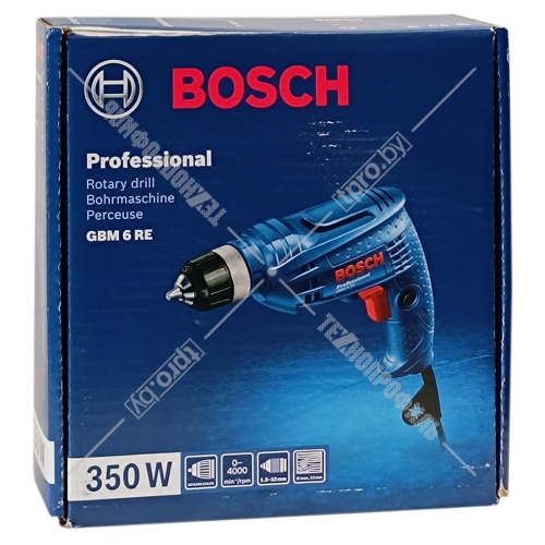 Дрель безударная GBM 6 RE Professional BOSCH (0601472600) купить в Гродно фото 2