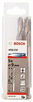 Сверло по металлу 9x81x125 мм HSS-Co (5 шт) BOSCH (2608585896) купить в Гродно