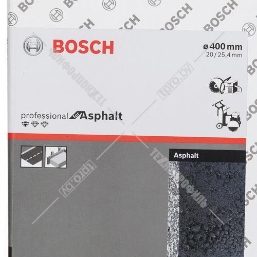 Алмазный круг Standart for Asphalt 400х20/25,4 мм BOSCH (2608602626) купить в Гродно фото 4