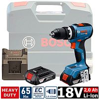 Дрель-шуруповерт ударная аккумуляторная GSB 18V-65 Professional BOSCH (06019N3100) купить в Гродно