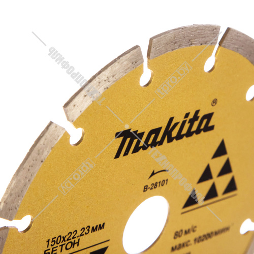 Алмазный диск по бетону 150х22,23 мм MAKITA (B-28101) купить в Гродно фото 3