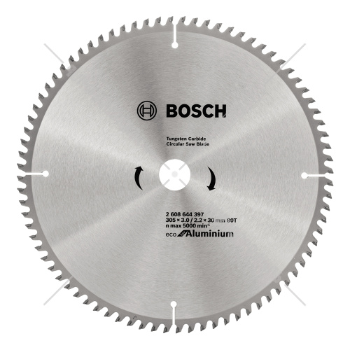 Пильный диск 305х3,0х30 мм Z80 ECO for Aluminium BOSCH (2608644397) купить в Гродно фото 2