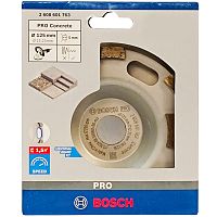 Алмазная шлифовальная чашка 125x22,23x5 мм Pro Concrete по бетону BOSCH (2608601763) купить в Гродно