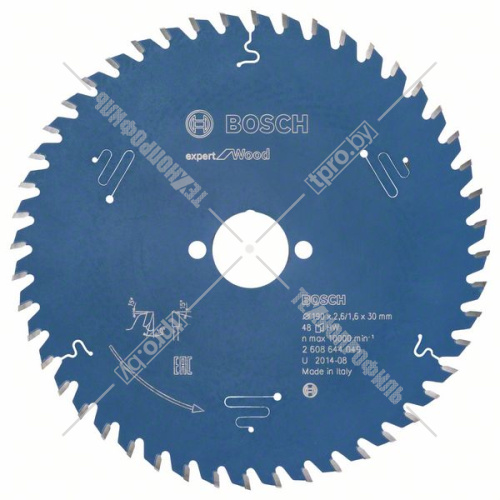 Пильный диск 190x2,6х30 мм Z48 Expert for Wood BOSCH (2608644049) купить в Гродно фото 2