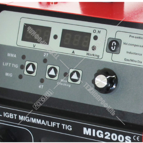 Полуавтомат сварочный MIG200S (200 А / пр 0,6-1,0 мм) Mitech купить в Гродно фото 2