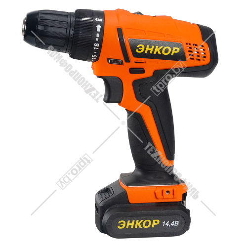 Дрель-шуруповерт аккумуляторная ДША-2 14,4ЭР/10Л Энкор (50024) купить в Гродно фото 7