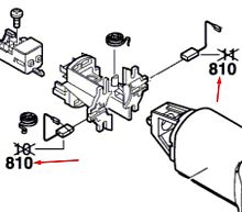 Угольные щетки к PWS 13-125 CE BOSCH (1607014147) купить в Гродно