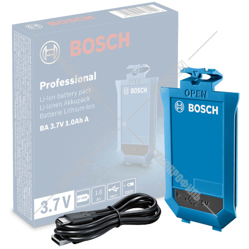Литий-ионный аккумулятор (3.7V 1.0 Ah) к дальномеру GLM 50-27 C / CG Professional BOSCH (1608M00C43) купить в Гродно
