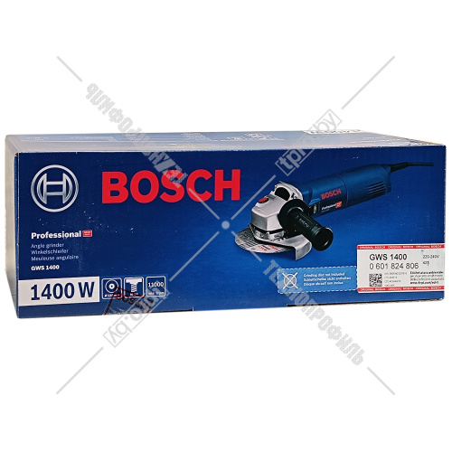 Угловая шлифмашина GWS 1400 Professional BOSCH (0601824806) купить в Гродно фото 3