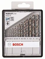 Набор сверл по металлу Robust Line HSS-G 1,5-6,5 мм (13 шт) BOSCH (2607010538) купить в Гродно