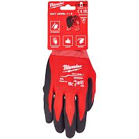 Защитные зимние перчатки (Ур.1 / размер 9/L / 1 пара) с защитой от порезов Milwaukee (4932471417) купить в Гродно