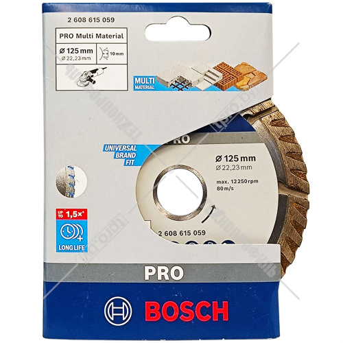 Алмазный круг Standard for Universal 125x22,23 мм BOSCH (2608615059) купить в Гродно