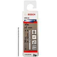 Сверло по металлу HSS-G 1x12x34 мм (10 шт) BOSCH (2608595049) купить в Гродно