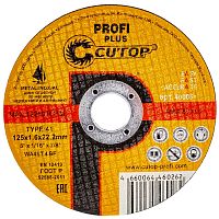 Отрезной круг 125х1,6х22,23 мм PROFI Plus по металлу / нержавейке CUTOP (40005т) купить в Гродно