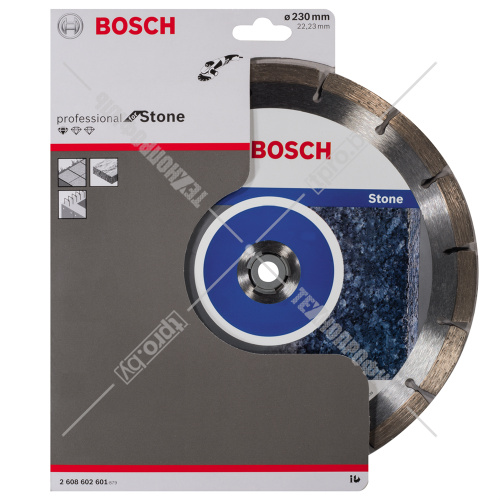 Алмазный круг Standart for Stone 230х22,23 мм BOSCH (2608602601) купить в Гродно