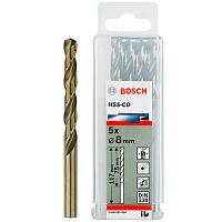 Сверло по металлу 8x75x117 мм HSS-Co (5 шт) BOSCH (2608585894) купить в Гродно