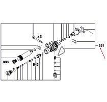 Головка насоса к мойке AQT 35-12 BOSCH (F016F04443) купить в Гродно