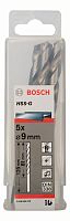 Сверло по металлу HSS-G 9x81x125 мм (5 шт) BOSCH (2608595075) купить в Гродно