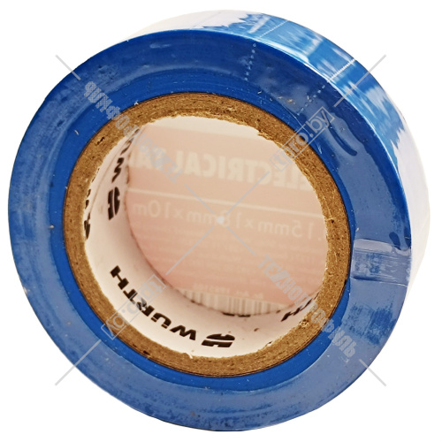 Изолента 18 мм х 0,15 мм / 10 м (синяя) WURTH (1985105) купить в Гродно фото 3