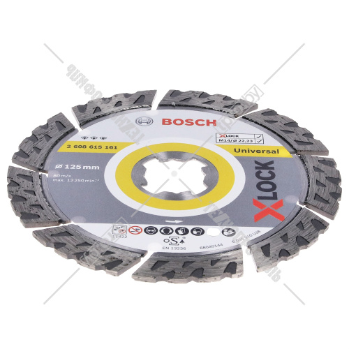Алмазный круг X-LOCK Best for Universal 125x2.2x22.23 мм BOSCH (2608615161) купить в Гродно фото 3