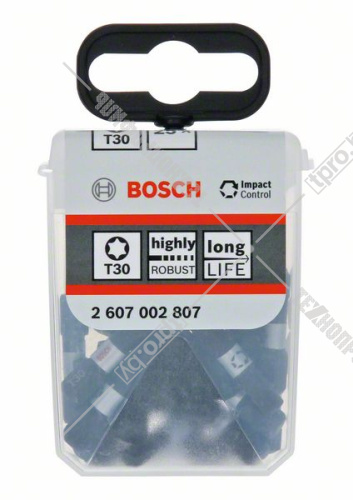 Бита Impact Control T30 25 мм (25 шт) BOSCH (2607002807) купить в Гродно