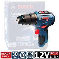 Дрель-шуруповерт аккумуляторная GSR 12V-30 Professional BOSCH (06019G9002) купить в Гродно