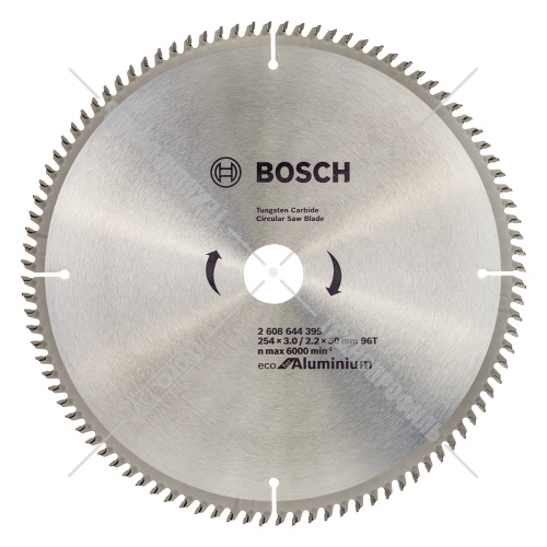 Пильный диск 254х3,0х30 мм Z96 ECO for Aluminium BOSCH (2608644395) купить в Гродно фото 2