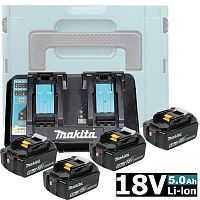 Аккумулятор BL1850B 5.0 Ah (-4-) + зарядное DC18RD MAKITA (199591-7) купить в Гродно