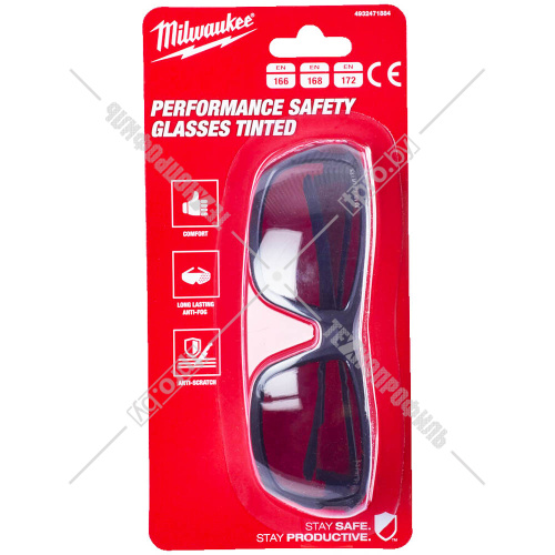 Защитные очки PERFORMANCE (затемненные) Milwaukee (4932471884) купить в Гродно фото 4