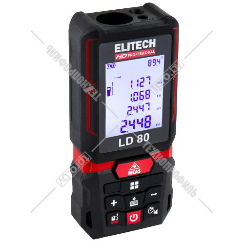 Лазерный дальномер LD 80 ELITECH HD (204770) купить в Гродно фото 3