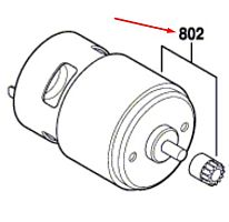 Двигатель 18 В к шуруповерту PSR 18 LI-2 BOSCH (2609004487) купить в Гродно