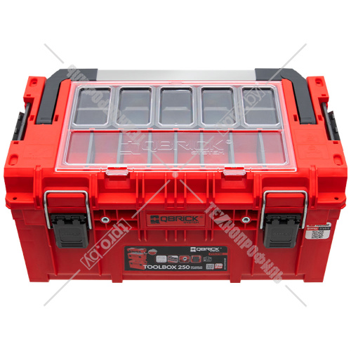 Ящик для инструментов Qbrick System PRIME Toolbox 250 Expert RED Ultra HD Custom (SKRQPRIM250ECZEPG001) купить в Гродно фото 3