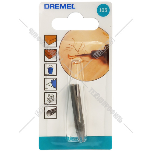(105) Гравировальная насадка 0,8 мм (3 шт) Dremel (26150105JA) купить в Гродно