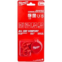 Многоразовые беруши на шнурке (3 пары) Milwaukee (4932471904) купить в Гродно