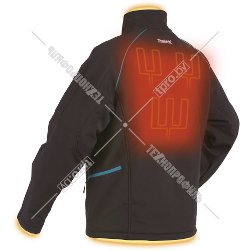 Куртка с подогревом DCJ205ZL (размер L) аккумуляторная MAKITA купить в Гродно фото 4