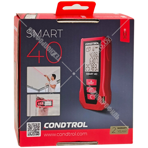 Лазерный дальномер SMART 40 CONDTROL (1-4-097) купить в Гродно фото 3