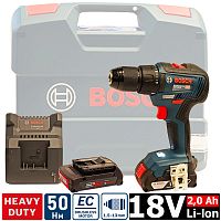 Дрель-шуруповерт аккумуляторная GSR 18V-50 Professional BOSCH (06019H5000) купить в Гродно