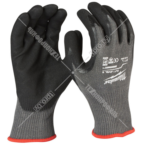Защитные перчатки (Ур.5 / размер 10/XL / 1 пара) с улучшеной защитой от порезов Milwaukee (4932471426) купить в Гродно фото 2